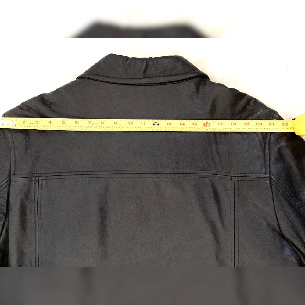 Calvin Klein Genuine Leather Men’sJacket XL • Brownish Black • Classic Zip Front - Picture 14 of 15